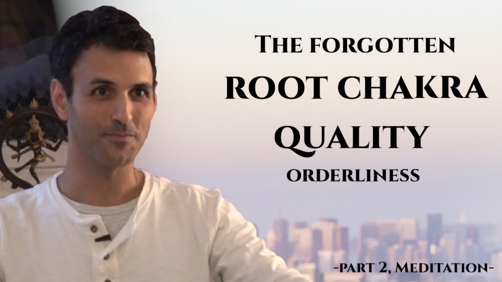 The Forgotten Root Chakra Quality: Order [Part 2, Meditation]